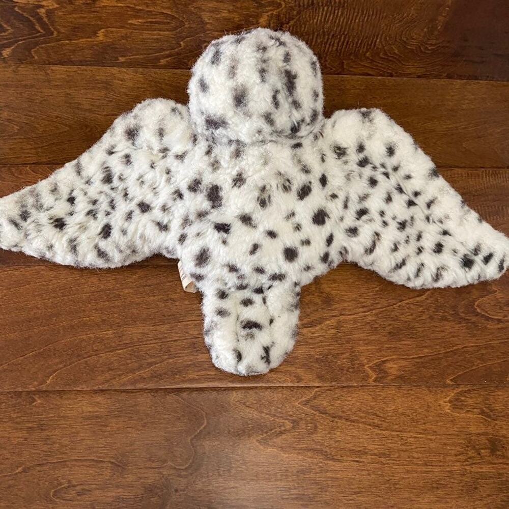 FOLKMANIS Snowy Owl Hand Puppet - Rotating Head and Movable Wings 12" - Picture 4 of 6